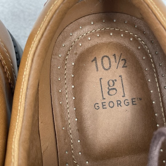 George Men's Branford Oxfords Casual Dress Shoe Cap Toe Size 10.5 - Picture 9 of 10